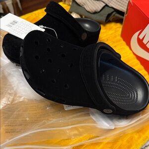 CROCS Black Classic Clog Mule